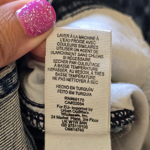 Free People Overalls Womens 4 Blue Denim Wide Leg Adjustable Straps Pockets Zip - Picture 10 of 16